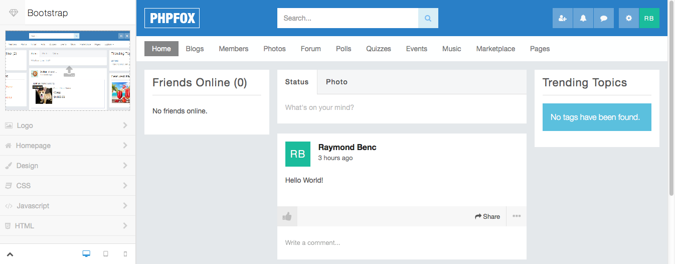 theme manager