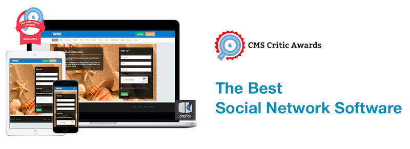 Vote for phpFox for CMS Critic's Award