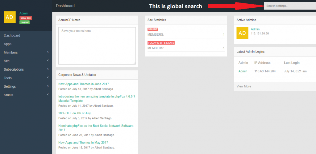 global search1