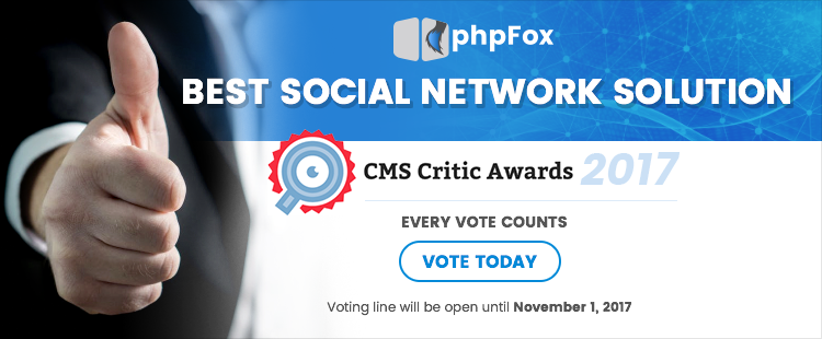 CMS Critic Awards - Best Social Network Solution