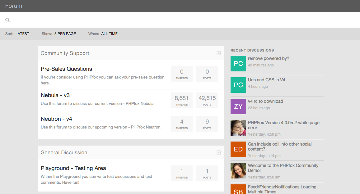 PHPfox Community Forum Updated