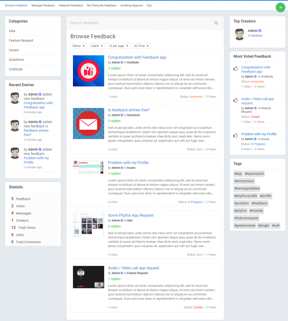 feedback-app | Feedback | New Apps and Themes In November 2021 App by FoxExpert |
