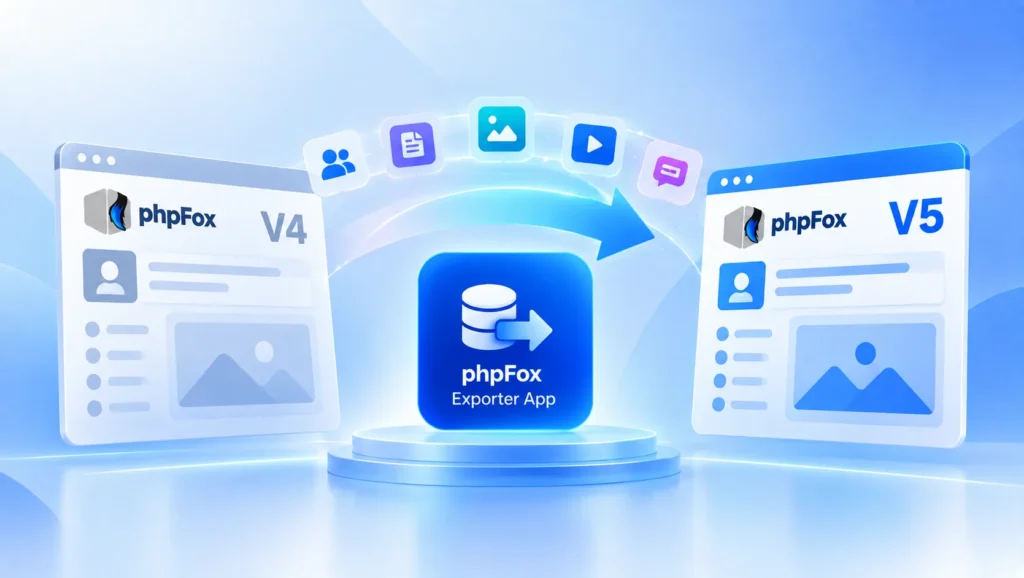phpFox V5 Exporter App: Move from phpFox V4 to V5 Without Losing Core Data