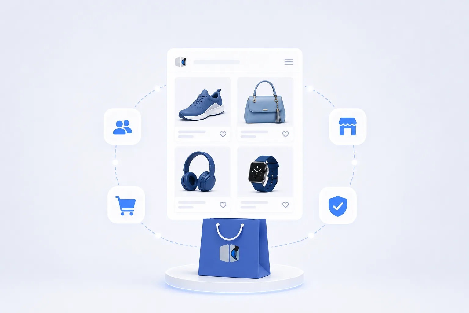 Marketplace and checkout screenshot