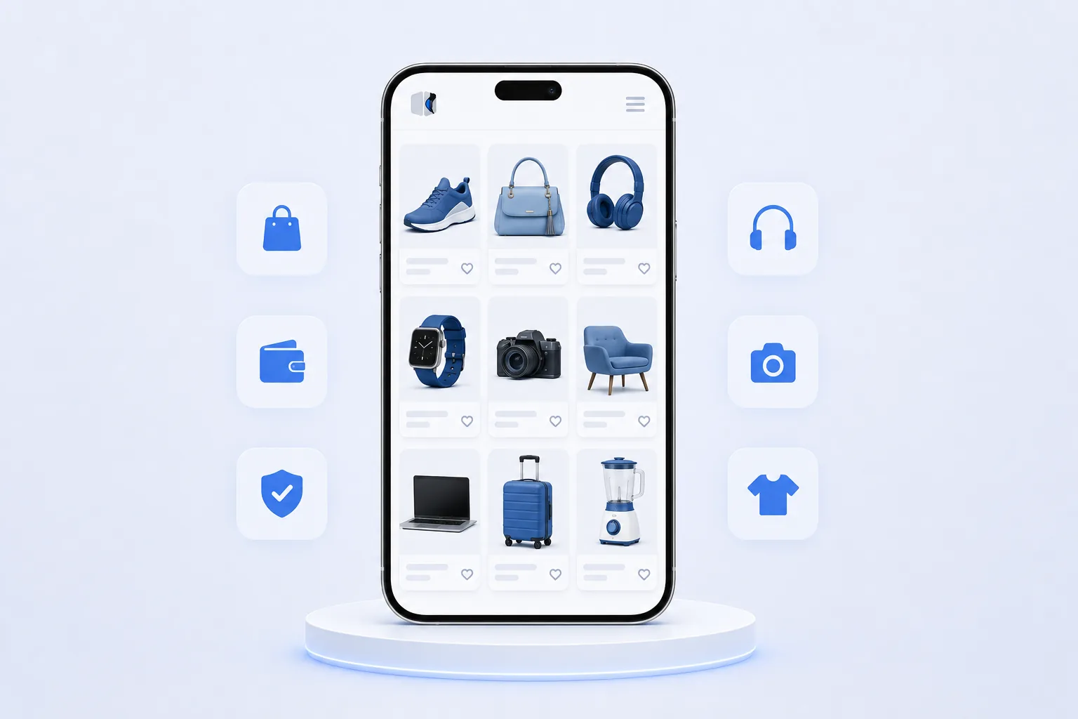 Mobile marketplace experience screenshot