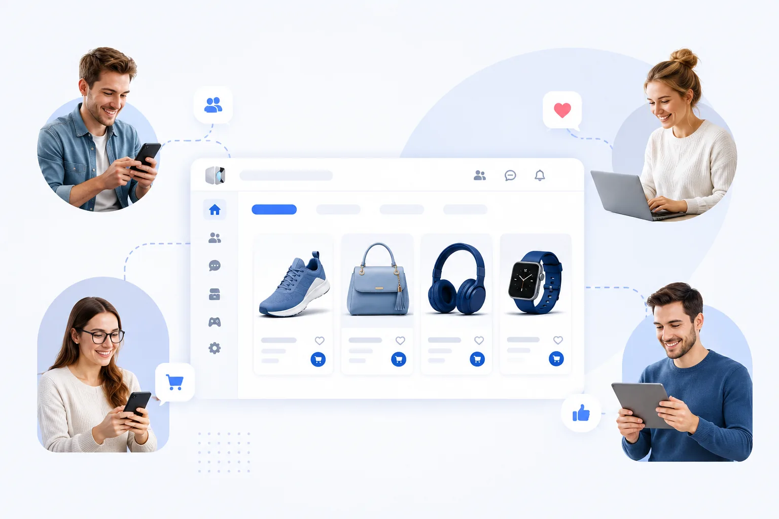 phpFox Ecommerce marketplace screenshot