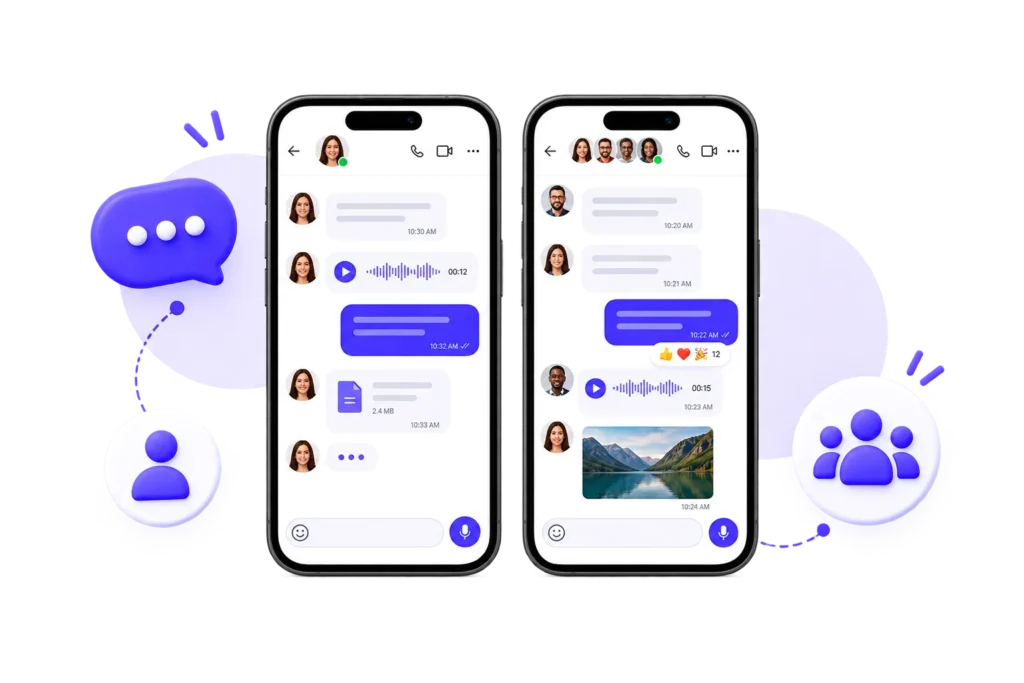 Private & Group Chats