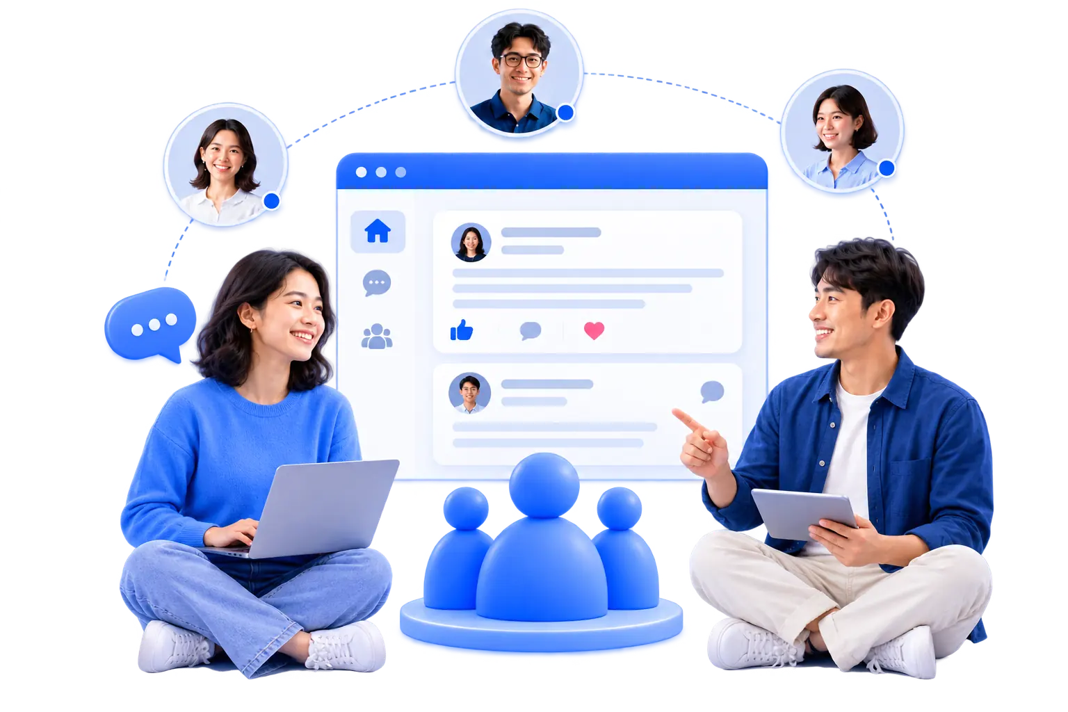 SaaS product with a branded user community forum