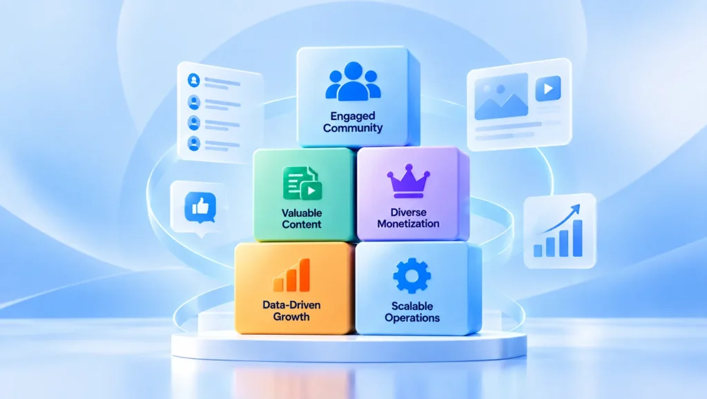 community monetization foundation pillars optimized
